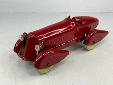 WYANDOTTE Boat Tail Streamlined Roadster Racer 8-3/4" Long Pressed Steel