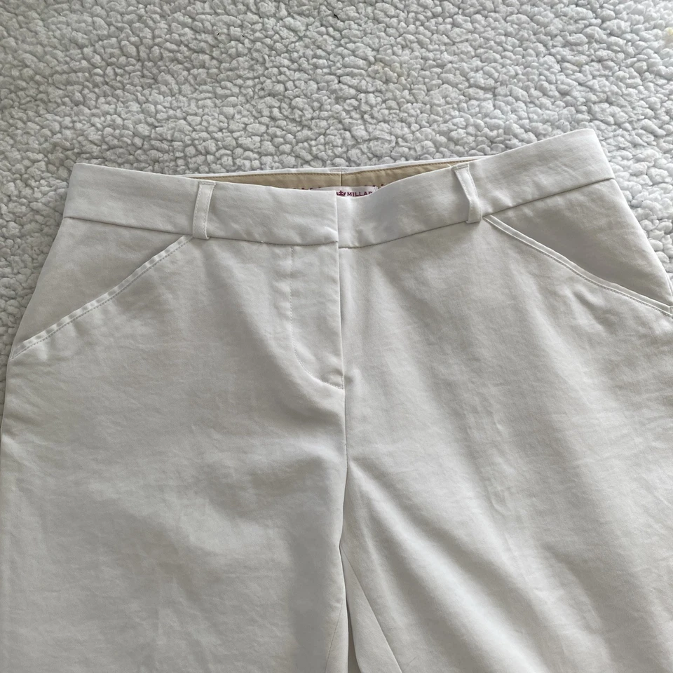 Pantalones al tobillo de golf Peter Millar blancos para mujer talla 4 Foto 3 de 4