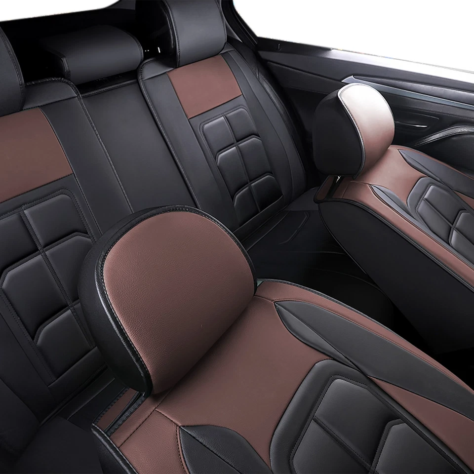 Funda de asiento de auto de cuero PU para Chevrolet Impala protectores delanteros traseros de 5 asientos Foto 4 de 4