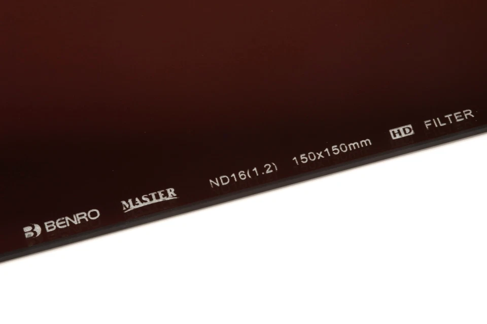Benro Master Series ND 16 1.2 Optical Density Filter (150 x 150mm, 6-Stop) 48148 - Image 4 of 4