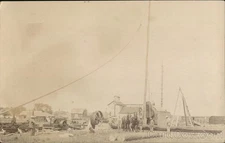 Logging Operation Original Vintage Real Photo Postcard RPPC