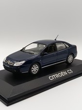 Norev 1/43 Citroen C5 Berline 2004 Blue Mauricius 155520 Dealer box