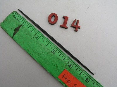 Square Taper Needle File Cut #2 Nicholson, lot 014