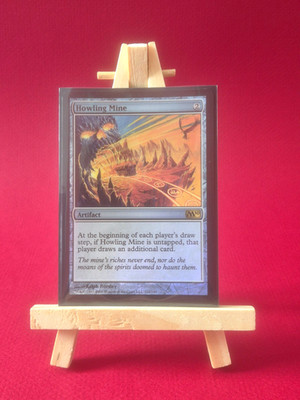 Howling Mine / Magic 2010 / Rare Foil MTG Artifact / Mint Condition