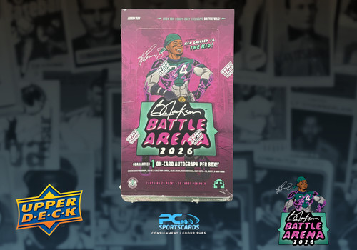 2026 UD Bo Jackson Battle Arena Ken Griffey Jr. Edition Hobby Box Sealed D4