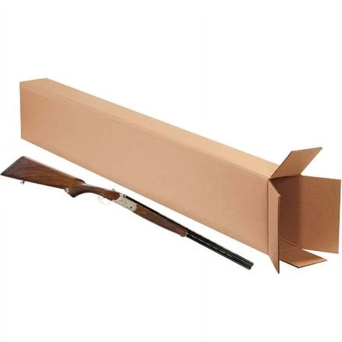 15 Boxes 8x4x46" Side Loading Shipping Boxes Brown Packing Cartons