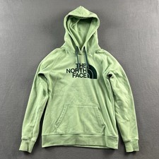The North Face Hoodie Womens Small Green Sweatshirt Casual Pullover Drawstrings