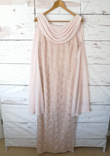 Frank Lyman Damen Kleid Größe 12 Hellrosa Blumenmuster Formell Kreuzfahrt Anlass