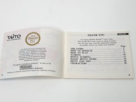 Bubble Bobble Nintendo NES Anleitung Booklet Manual FRA 💎 sehr guter Zustand 💎