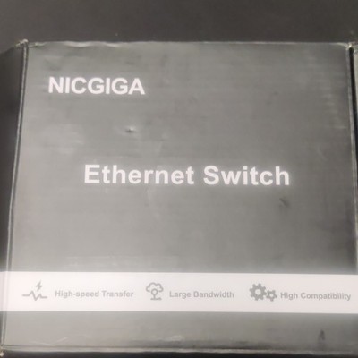 NICGIGA Unmanaged Layer 2 Ethernet Switch 6-Port 4x2.5G + 2x10G RJ-45