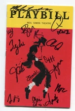 MJ The Musical Cast Signed Playbill Tony Winner Myles Frost Michael Jackson