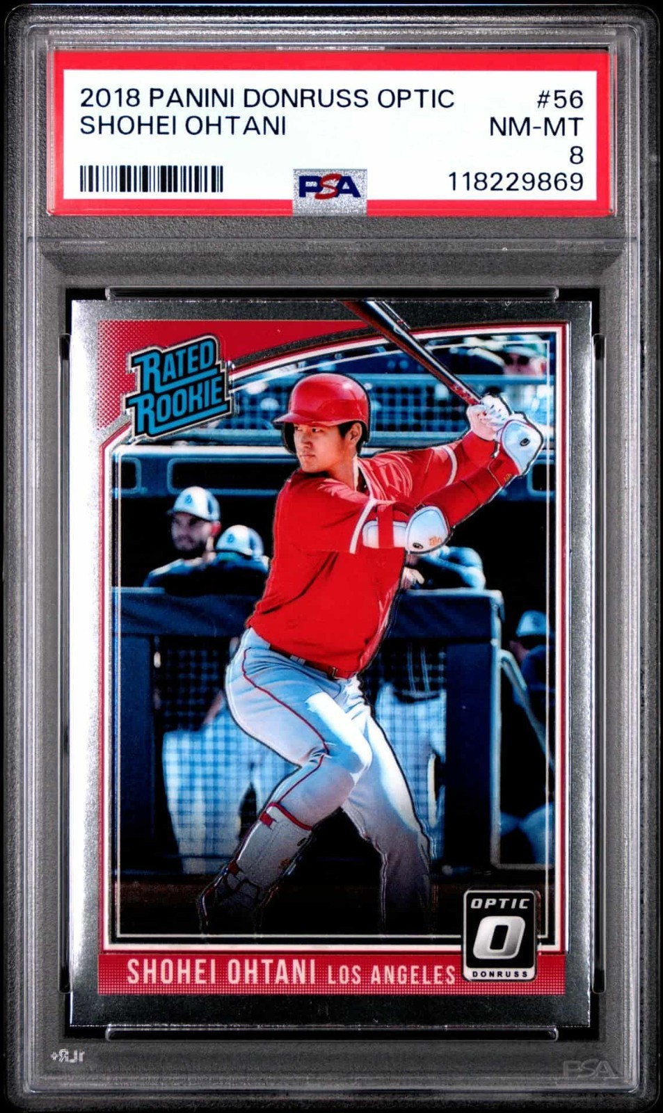 2018 Panini Donruss Optic - Rated Rookie Shohei Ohtani #56 Batting (RC)