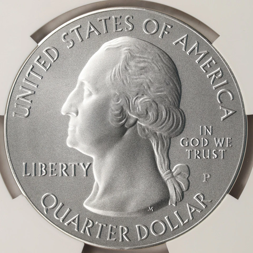 2012-P El Yunque ATB 5 oz Silver Quarter 25c NGC SP69 - Image 4 of 4