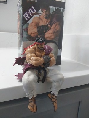 Street Fighter Ryu Chokonose Figure CAPCOM Ledge Sitter New In Box US Shipper!