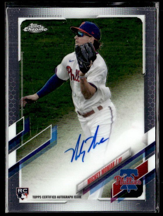 L94,813 - 2021 Topps Chrome Rookie Autographs #RAMM Mickey Moniak Auto
