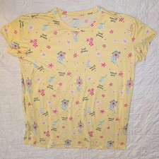 Joyspun Women's Short Sleeve Sleep Shirt Pajama Nightgown "Tweet Dreams" 2X-3X