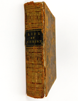 #ad Antique Life Of Christ Hardcover Book by Nathan Whiting 1832 New Haven $49.95