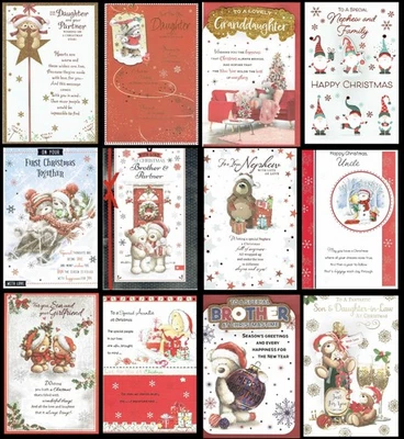 IN TOUCH / PRELUDE / CUT ABOVE / REFLECTIONS ETC QUALITY CUTE CHRISTMAS CARD Quality Cards SOMETHING FOR EVERYONE approx. 9"x6"