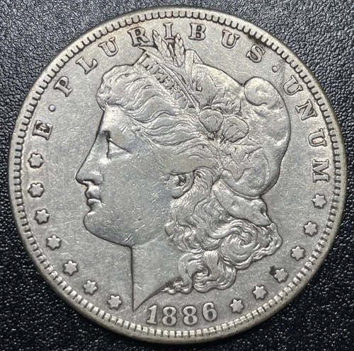 1886 S Morgan Silver Dollar $1 Better Grade XF Extra Fine