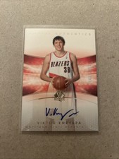 Viktor Khryapa #166 1042/1499 RC   Certified Signature Autograph Trailblazers SP