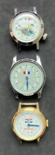 Lote 3 relojes de personajes vintage Bradley años 80 defectuosos manitas