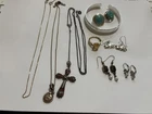 Mixed Lot of Vintage Sterling Silver Jewelry 60.77 Grams Scrap or Not