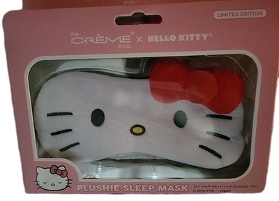 Lot Of 8x Crème Shop x Hello Kitty  Plushie Sleep Mask Limited Edition 