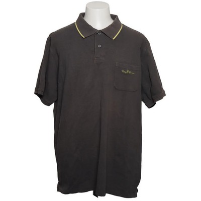 Tony Brown, Poloshirt, Größe: 4XL, Grau, Baumwolle, Einfarbig, Herren #oKO