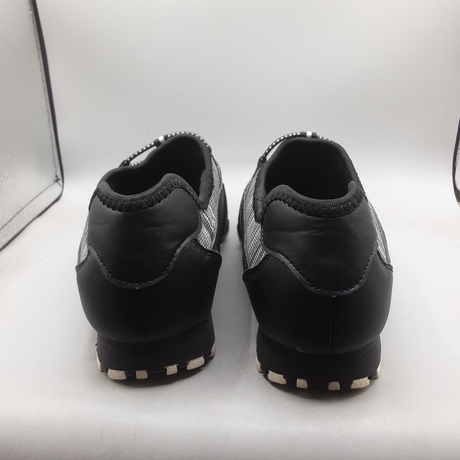 Comfortview CV Sport Shoes Womens Size 10WW Black Gray Tory Slip On Sneakers