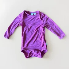 Kyte Baby Bamboo Body Suit Size 0-3 Months Long Sleeve Pink