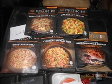 PEAK REFUEL PREMIUM FREEZE-DRIED FOOD 5-PACK ASST. LIKE MOUNTAIN HOUSE-PICK LOT#