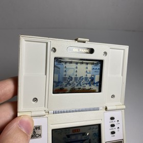 1982 Nintendo Game & Watch OIL PANIC Handheld System OP-51 - Tested