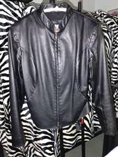 Harley Davidson Soft Leather Jacket P/S Women Black Used