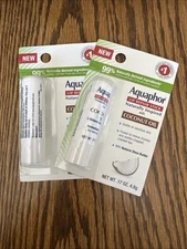Aquaphor Lip Repair Stick with Coconut Oil & Shea Butter .17 oz Lot Of 2. Sealed