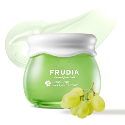 FRUDIA Green Grape Pore Control Face Cream 1.94 Fl Oz (Pack of 1), 