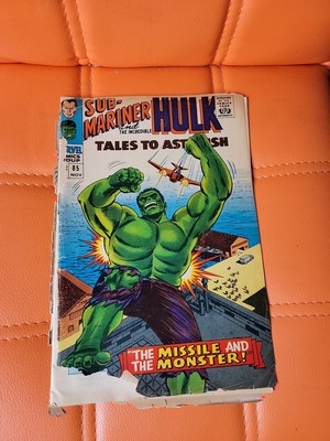1966 Marvel Comics Tales to Astonish #85 Submariner Hulk ~ Poor Low Grade