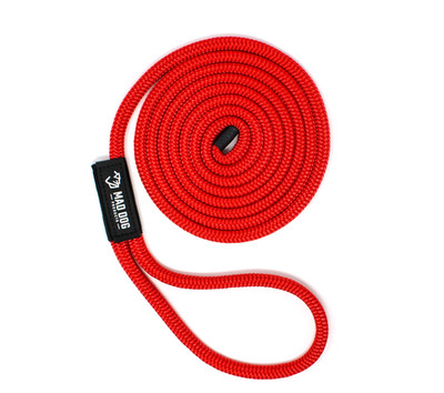 Mad Dog Products Dock Line 3/8  x 10  Red Double Braid Rope -Made in USA
