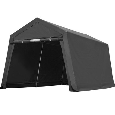 Carport 7X12 | 10X10 FT Anti-Snow Steel Canopy Shed Outdoor Garden Car Shelter