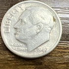 1949 Roosevelt 90% Silver Dime Actual Coin