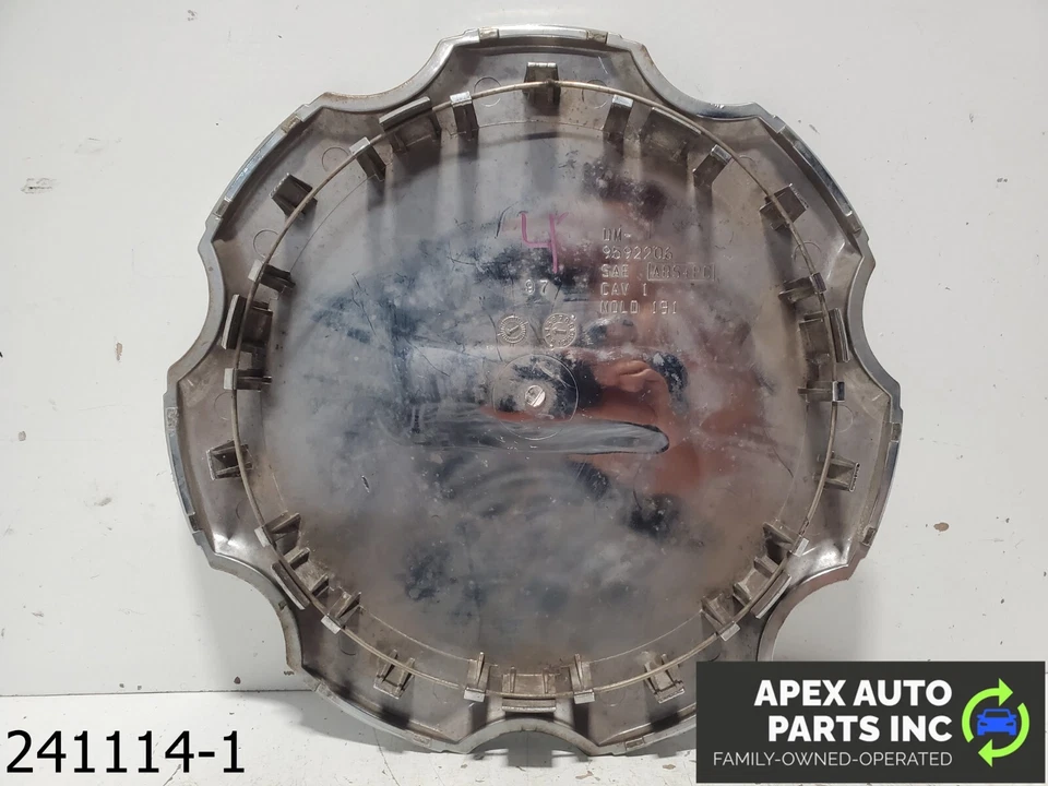 OEM 1992-1997 Cadillac Seville STS 1.3L Wheel Center Cap Silver Finish Foto 4 de 4