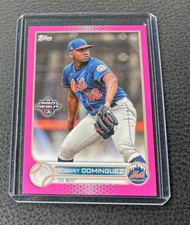 2022 Topps Pro Debut Robert Dominguez Pink Fuchsia Parallel 099/199