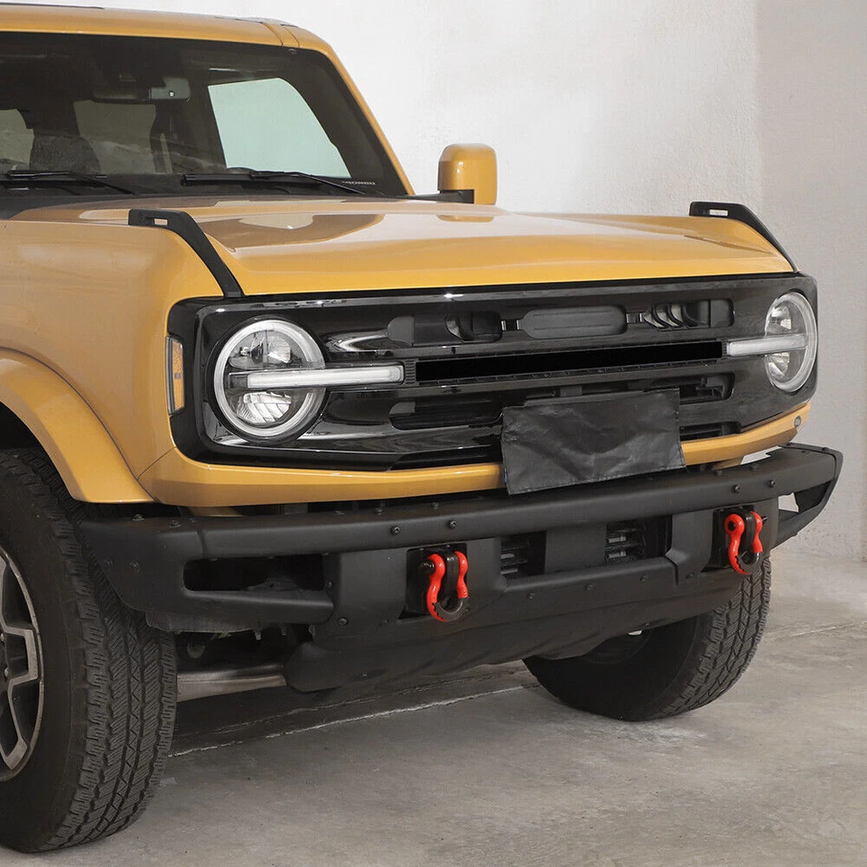 10000LBS Front Towing Anti-loose D Ring Shackles Heavy Duty Tow Hook Universal - Image 4 of 4