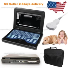 Portable Veterinary Ultrasound Machine CONTEC CMS600P2 Ultrsound scanner LAPTOP