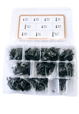 VIGRUE 305 Piece Alloy Steel SAE Hex Button Head Screws Nuts and Washers Set