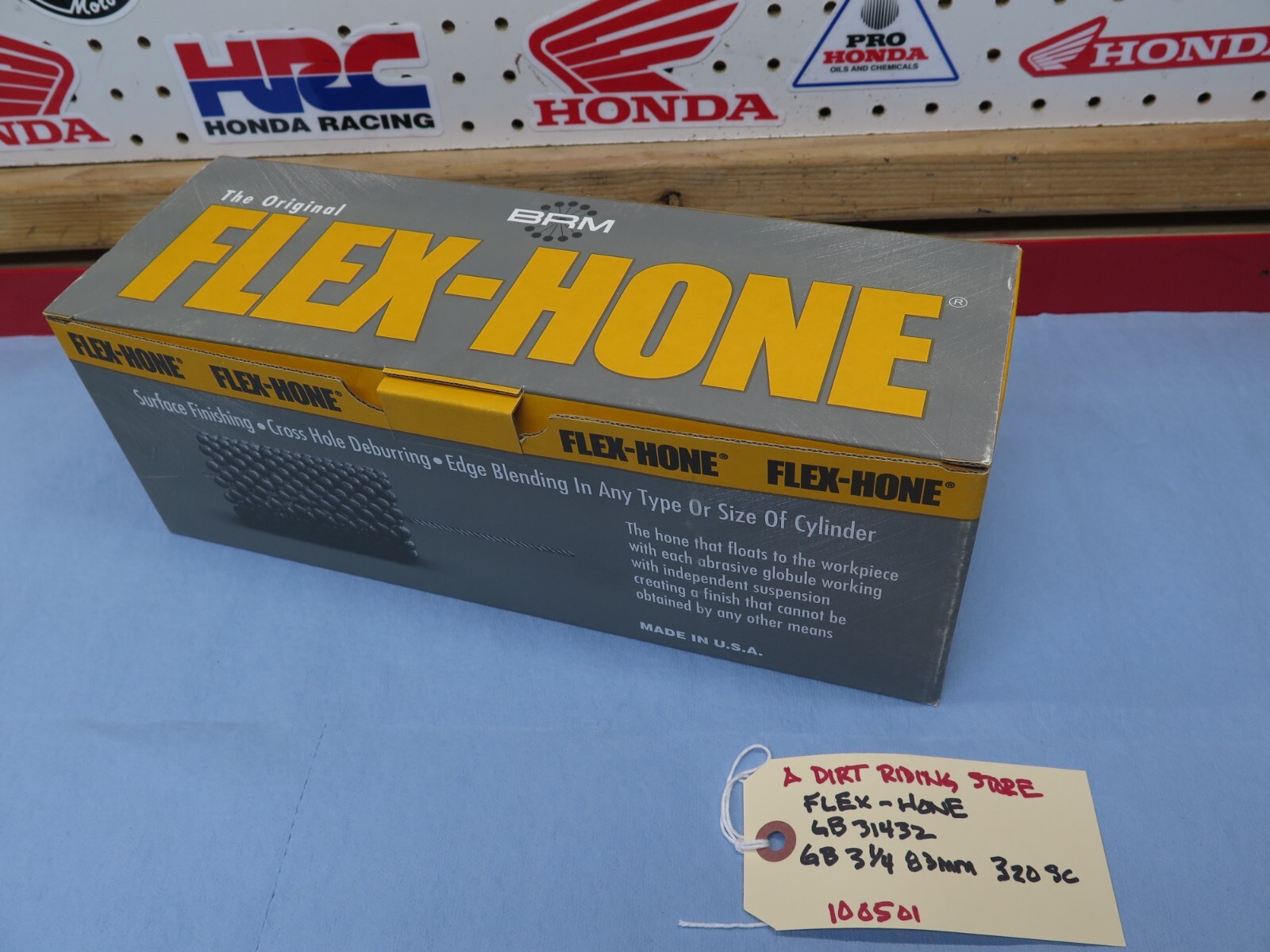 BRM FlexHone 3 1/4 83mm Engine Cylinder Ball Hone 320 Grit GB31432