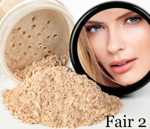 6pc STARTER KIT (FAIR 2) Mineral Makeup Sample Size Set Bare Face Matte - Picture 2 of 5