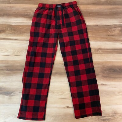 Fleece Pajama Girls Red Plaid Pajama Pants Girls Kids Flannel Pj - Main Image