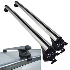 Aerodynamic Roof Rack Bar System, for Audi Q3, Q5, Q7, Q8 with Flush Rails