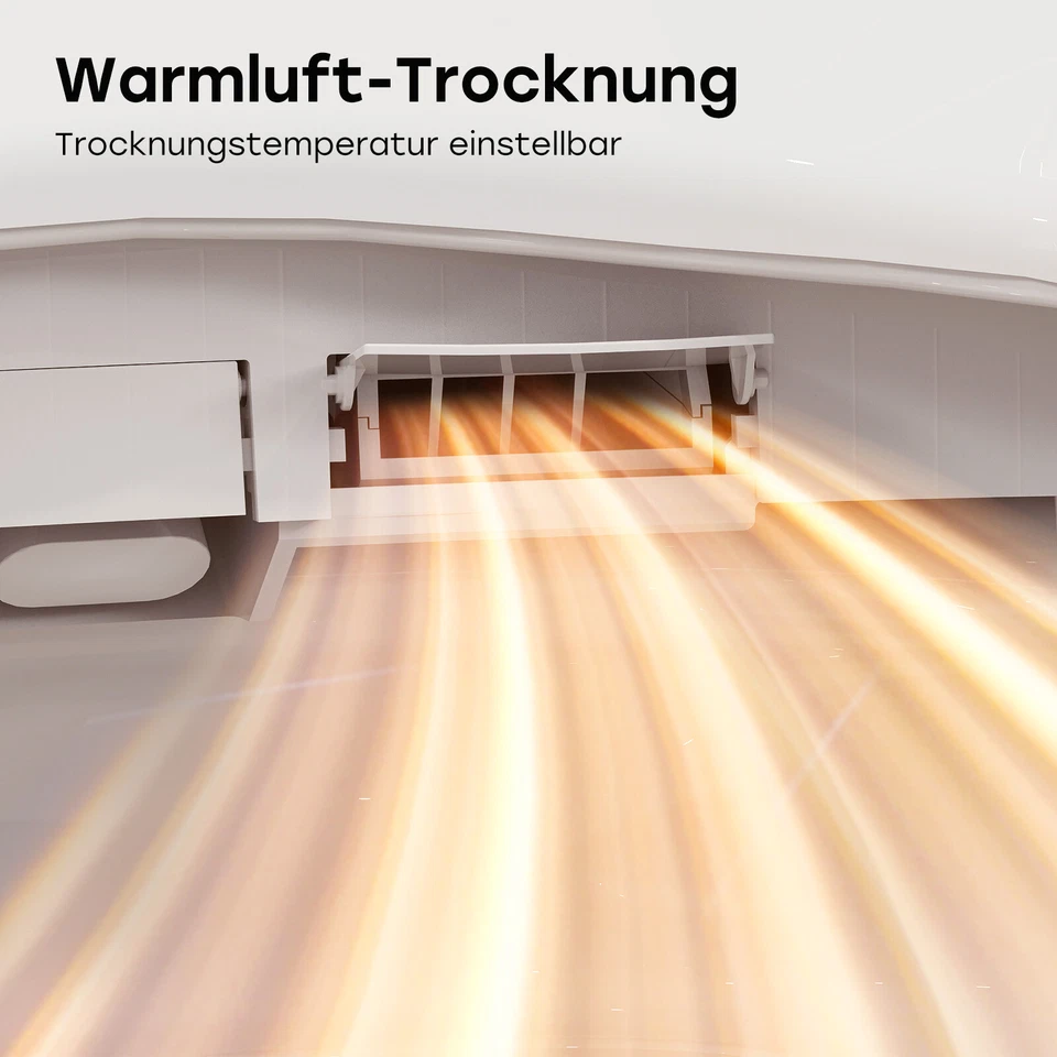 Smart Bidet Sitz Elektrisch Toilettensitz Temperatur- und Wasserdruckregulierung - Bild 4 von 4