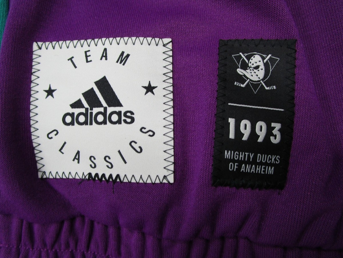 つーちゃんです MACPHEE/coat Anaheim Ducks Jacket Mens 3XL XXXL Purple Adidas 1/2 Zip